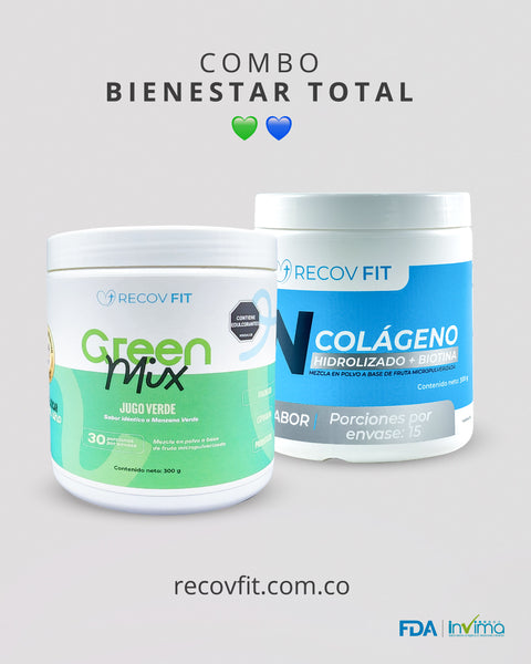 Colágeno + Batido Verde Green Mix